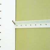 Easy Track RE1048 Rail, 14 ga Thick Material, 48 in W, Steel